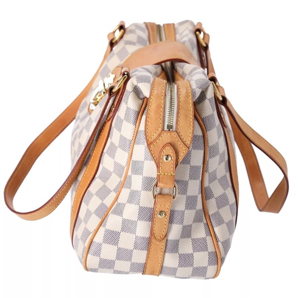 Louis Vuitton Stresa PM Damier Azur Small Shoulder Bag N42220 Beige Multi - Picture 5 of 13